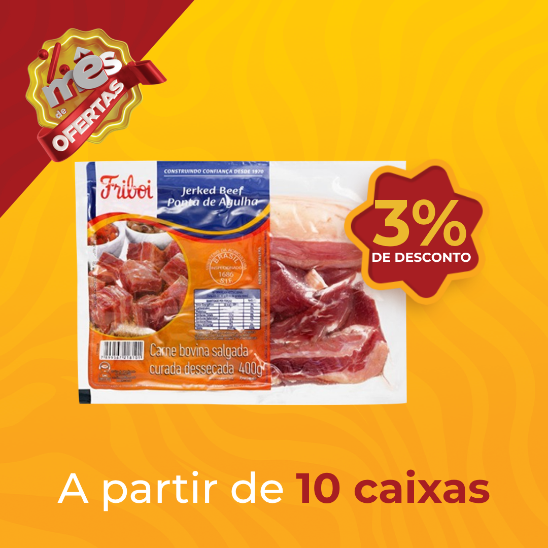 Jerked Beef Ponta Agulha 400g - Friboi